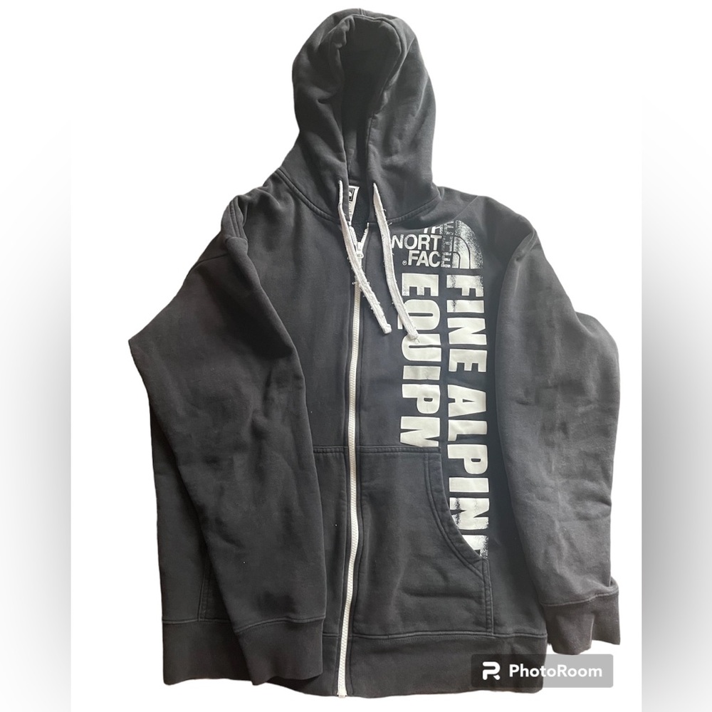 North Face mens zip up hoodie